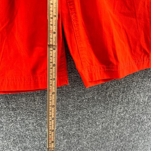 Lands End Board Shorts Boys Youth XL Orange Swim Trunks Pockets - Picture 4 of 9